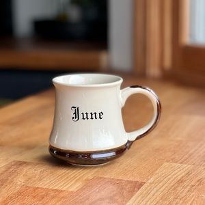 VTG 1970s "June" Mug